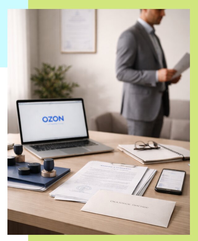 Отказное письмо для Ozon в Назарове от 3597 р. | Сертэкс